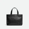 Mini sac fourre-tout zippé Intrecciato