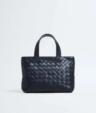 Mini sac fourre-tout zippé Intrecciato