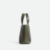 Mini sac fourre-tout zippé Intrecciato