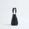 Mini sac fourre-tout zippé Intrecciato