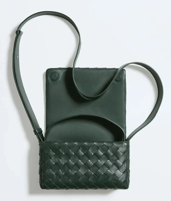 Mini sac Intrecciato à rabat