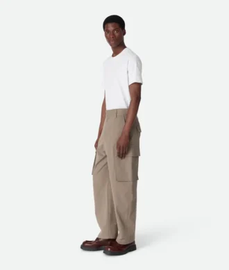 Pantalon cargo en twill de coton
