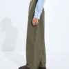 Pantalon compact en coton Pantalon compact en coton