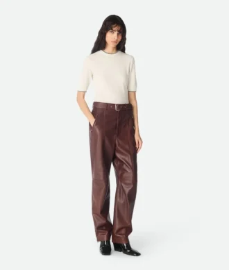 Pantalon en cuir