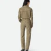 Pantalon en cuir et daim Intrecciato Pantalon en cuir et daim Intrecciato