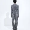 Pantalon en daim nuageux