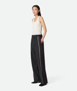 Pantalon en laine et cachemire