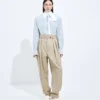 Pantalon en laine et coton Pantalon en laine et coton