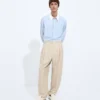 Pantalon en laine et coton Pantalon en laine et coton