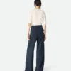 Pantalon en laine et coton Pantalon en laine et coton