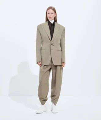Pantalon en laine et lin Pantalon en laine et lin