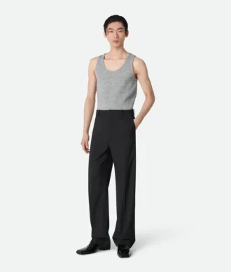 Pantalon en laine fine