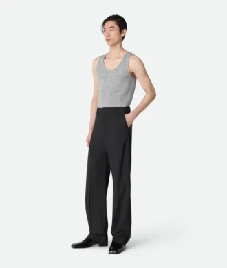 Pantalon en laine fine