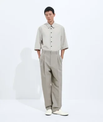 Pantalon en laine mélangée