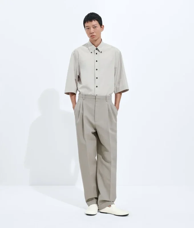 Pantalon en laine mélangée Pantalon en laine mélangée