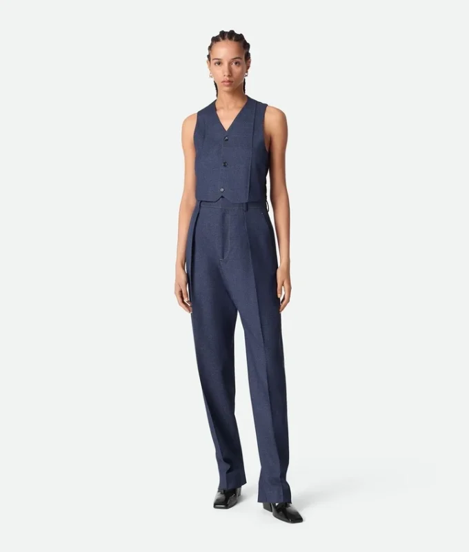 Pantalon en laine mélangée Pantalon en laine mélangée