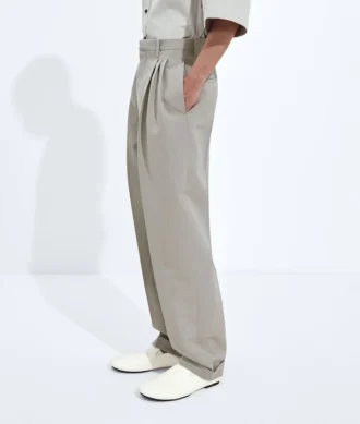 Pantalon en laine mélangée