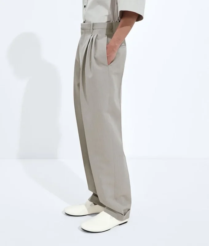 Pantalon en laine mélangée Pantalon en laine mélangée