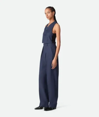 Gilet en laine mélangée