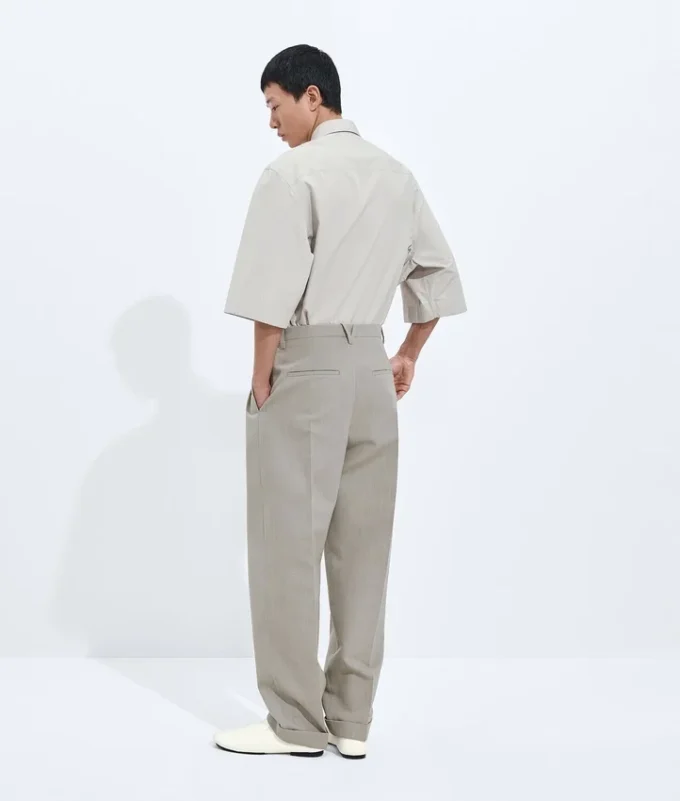 Pantalon en laine mélangée Pantalon en laine mélangée