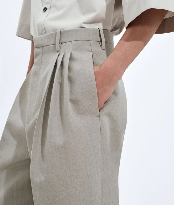 Pantalon en laine mélangée Pantalon en laine mélangée