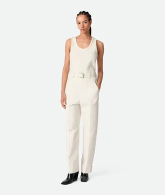 Pantalon en sergé de coton