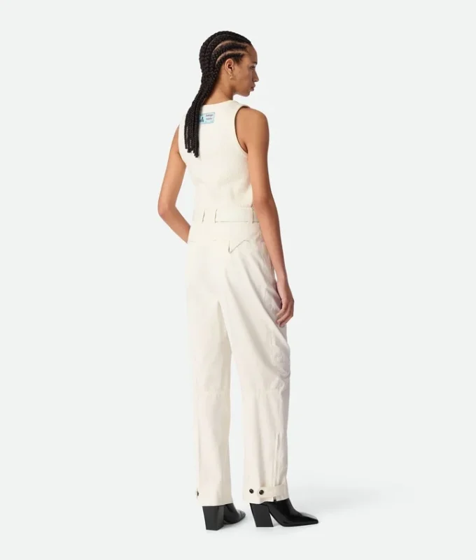 Pantalon en sergé de coton