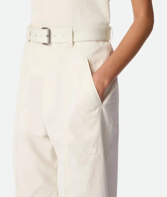 Pantalon en sergé de coton