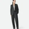 Veste en twill de laine Mouline