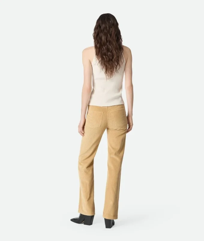 Pantalon en velours côtelé de coton