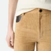 Pantalon en velours côtelé de coton