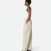 Pantalon en viscose et soie
