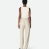 Pantalon en viscose et soie
