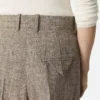 Pantalon en viscose mouchetée