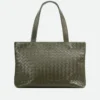 Petit sac fourre-tout Intrecciato à fermeture éclair Petit sac fourre-tout Intrecciato à fermeture éclair
