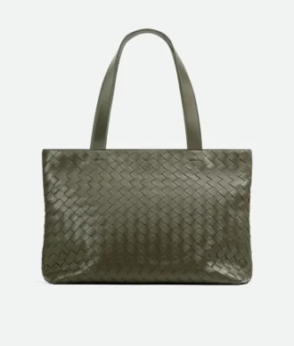 Petit sac fourre-tout Intrecciato à fermeture éclair