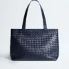 Petit sac fourre-tout Intrecciato à fermeture éclair Petit sac fourre-tout Intrecciato à fermeture éclair