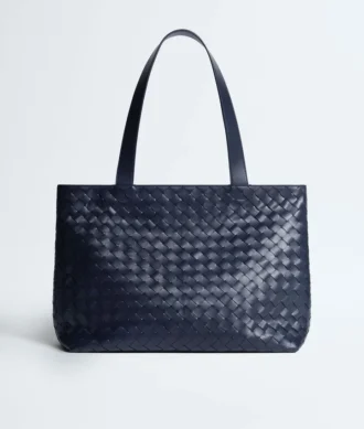 Petit sac fourre-tout Intrecciato à fermeture éclair