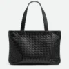 Petit sac fourre-tout Intrecciato à fermeture éclair Petit sac fourre-tout Intrecciato à fermeture éclair