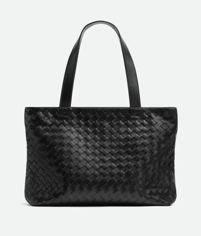Petit sac fourre-tout Intrecciato à fermeture éclair Petit sac fourre-tout Intrecciato à fermeture éclair