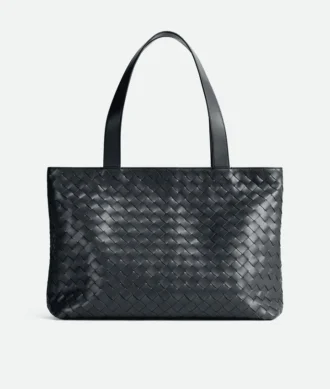 Petit sac fourre-tout Intrecciato à fermeture éclair