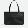 Petit sac fourre-tout Intrecciato à fermeture éclair