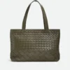 Petit sac fourre-tout Intrecciato à fermeture éclair