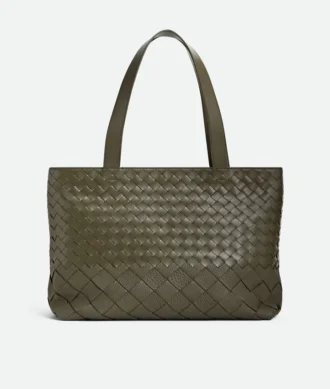 Petit sac fourre-tout Intrecciato à fermeture éclair