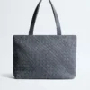 Petit sac fourre-tout Intrecciato à fermeture éclair