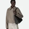 Petit sac fourre-tout Intrecciato à fermeture éclair