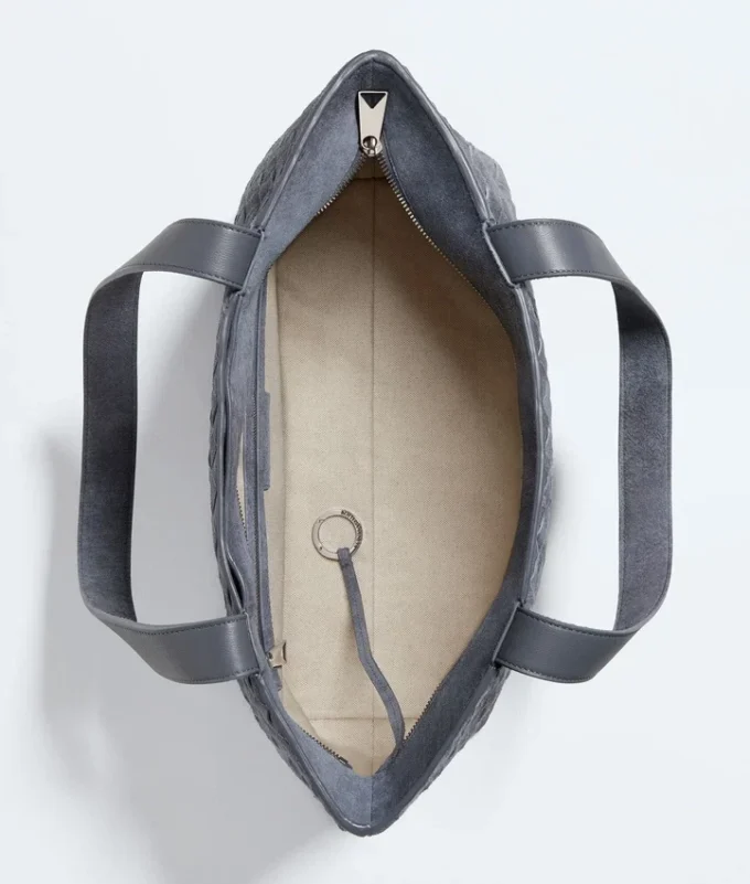 Petit sac fourre-tout Intrecciato à fermeture éclair