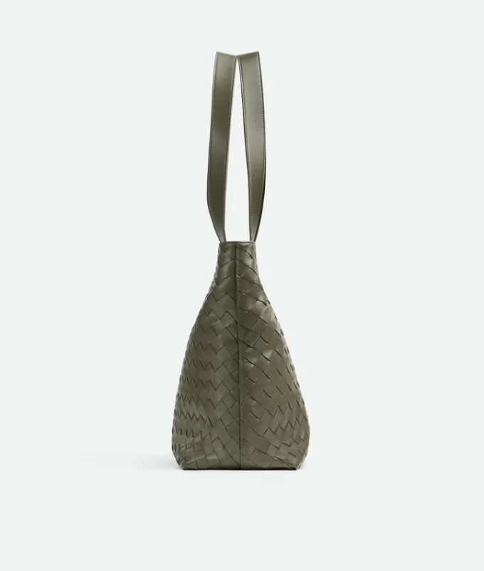 Petit sac fourre-tout Intrecciato à fermeture éclair Petit sac fourre-tout Intrecciato à fermeture éclair