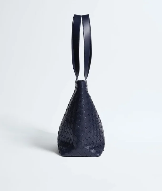 Petit sac fourre-tout Intrecciato à fermeture éclair Petit sac fourre-tout Intrecciato à fermeture éclair