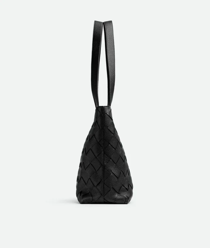 Petit sac fourre-tout Intrecciato à fermeture éclair